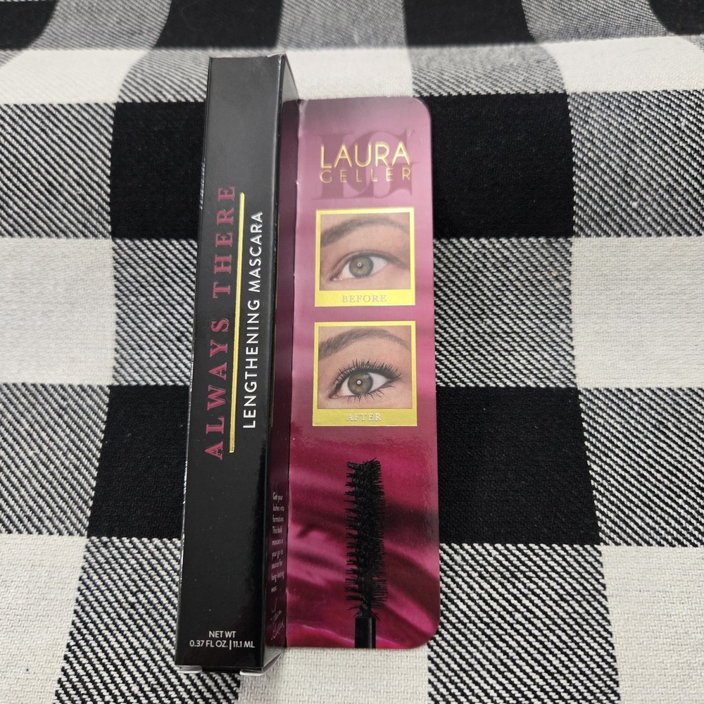 Laura Geller Always There Lengthening Mascara - Black -‎ NIB Long-Wearing
